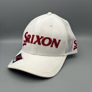 Srixon Z Star Snap Back Hat White Golf Embroidered